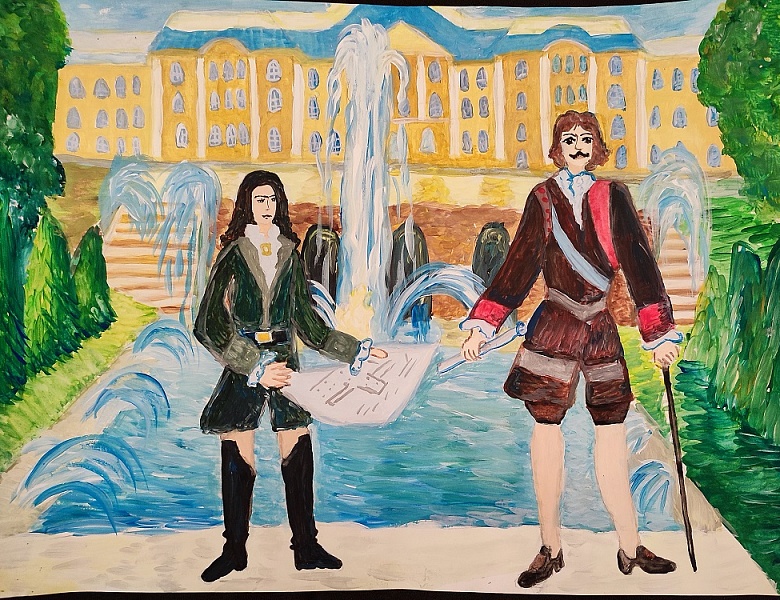 Областной конкурс рисунка на тему: «Петр I: из прошлого в будущее»