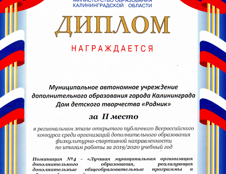 Второе место наше! 