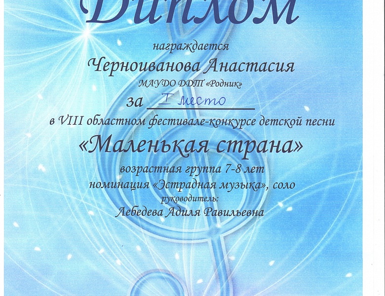 "Маленькая страна" нас признала