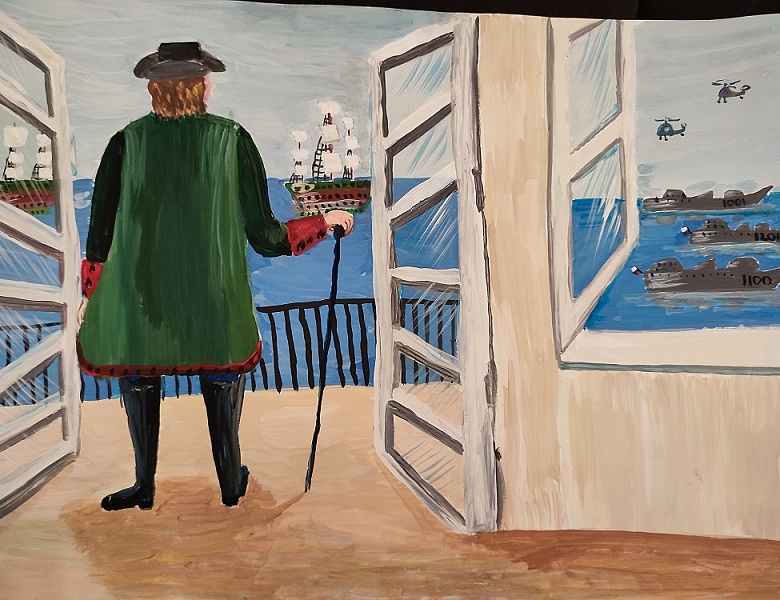 Областной конкурс рисунка на тему: «Петр I: из прошлого в будущее»