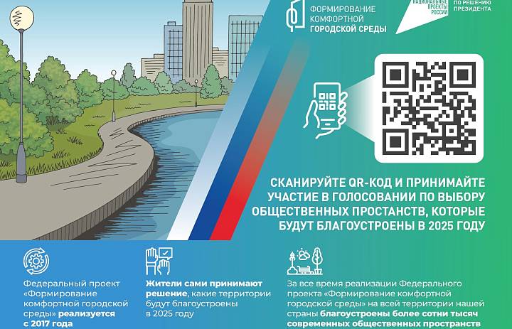 Внимание! Голосование за объекты благоустройства города!