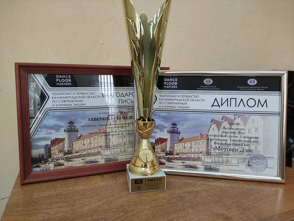 Победа в "Танцевальном шоу"