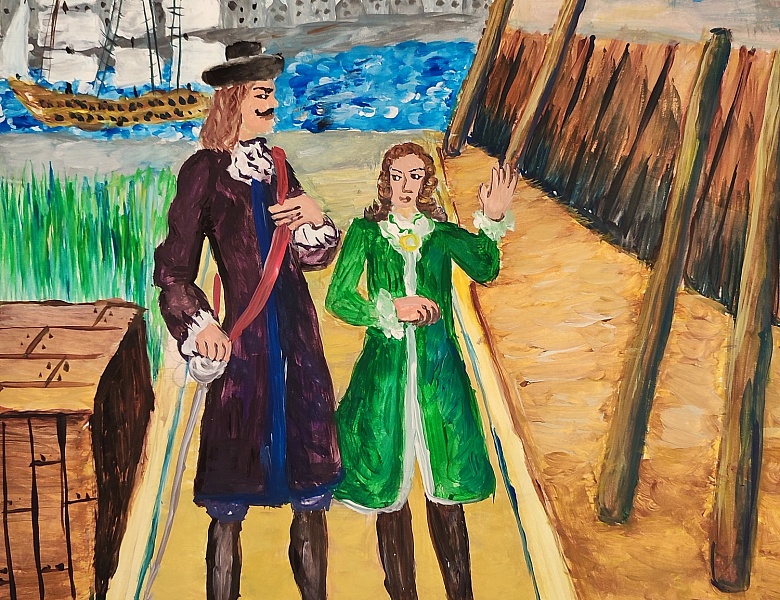 Областной конкурс рисунка на тему: «Петр I: из прошлого в будущее»