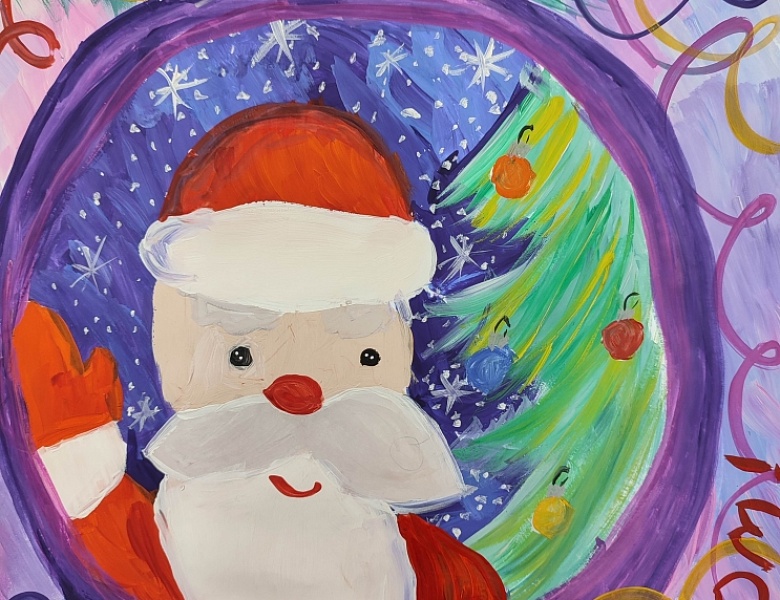 В студии изобразительного искусства «Радуга» (педагог Кравцова Алёна Николаевна) прошёл детский творческий конкурс "Новогодние зарисовки".