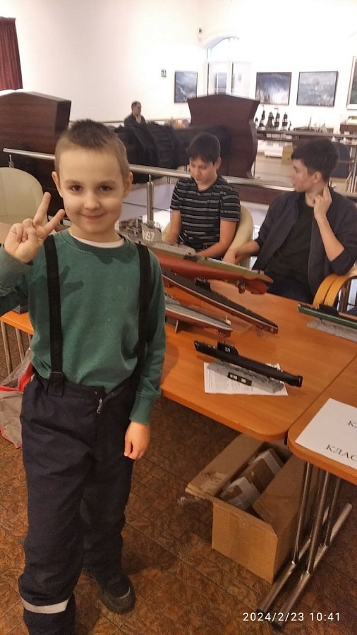 Третье место в конкурсе судомоделизма 2024  в Музее Мирового океана